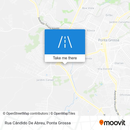 Rua Cândido De Abreu map