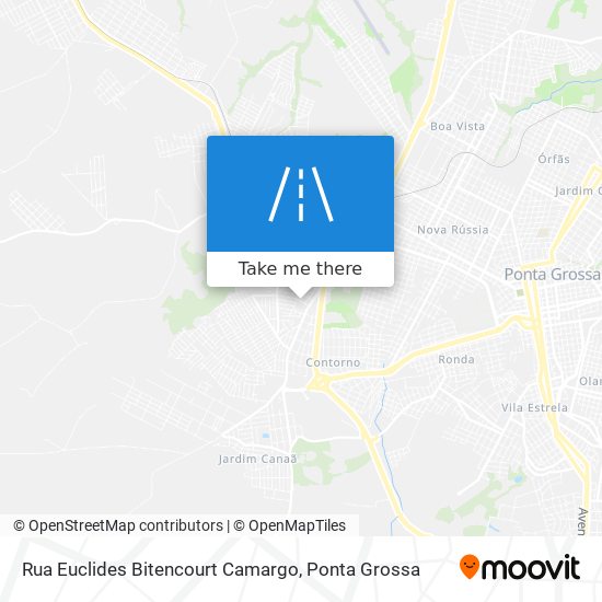 Rua Euclides Bitencourt Camargo map