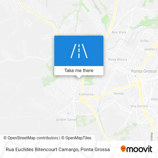 Rua Euclides Bitencourt Camargo map