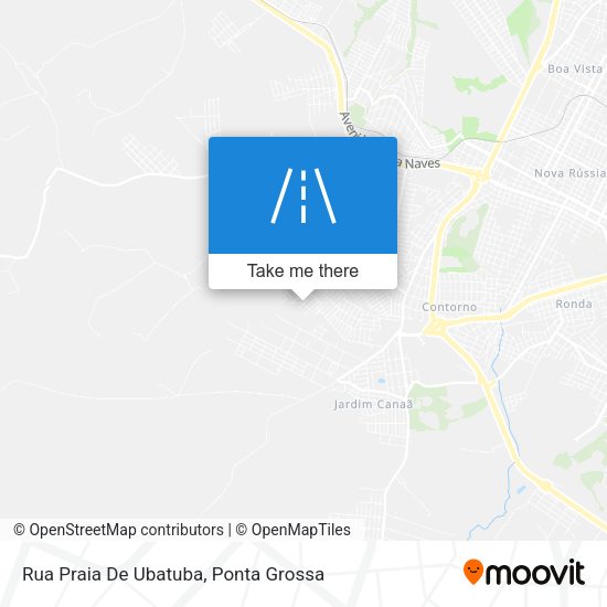 Rua Praia De Ubatuba map