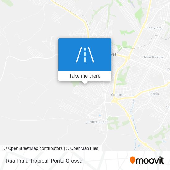 Rua Praia Tropical map