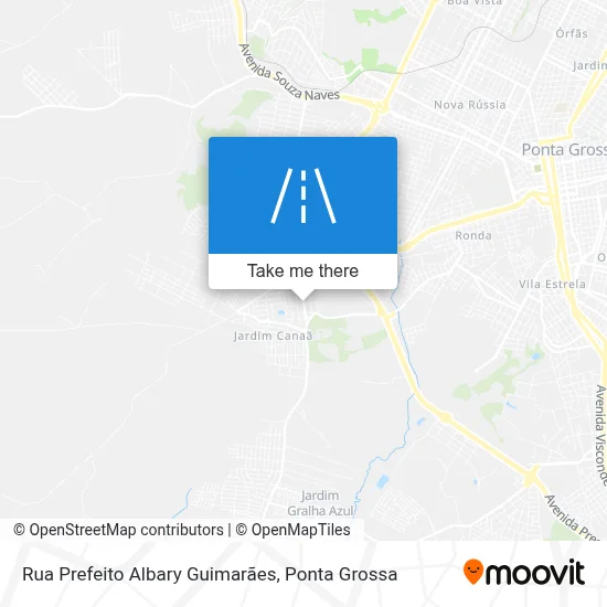 Rua Prefeito Albary Guimarães map