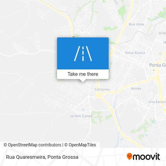 Rua Quaresmeira map