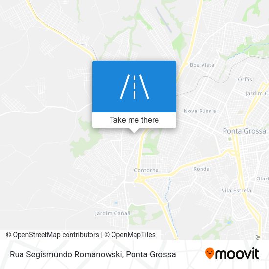 Rua Segismundo Romanowski map