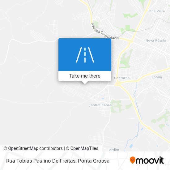 Rua Tobias Paulino De Freitas map