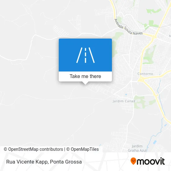 Rua Vicente Kapp map