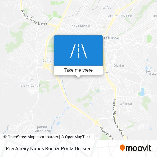 Rua Alnary Nunes Rocha map