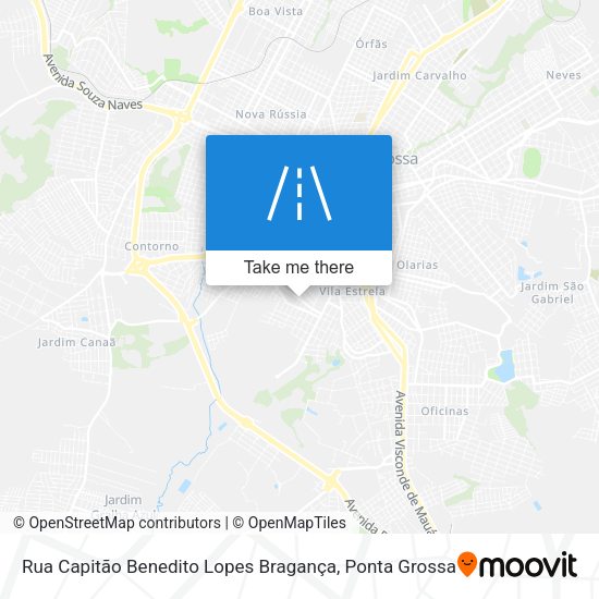 Rua Capitão Benedito Lopes Bragança map