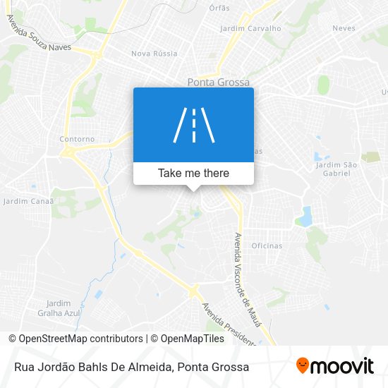 Rua Jordão Bahls De Almeida map