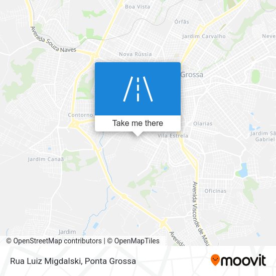 Rua Luiz Migdalski map
