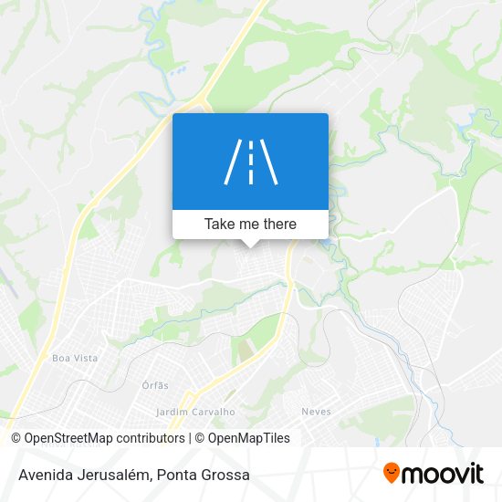 Avenida Jerusalém map