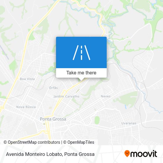 Avenida Monteiro Lobato map