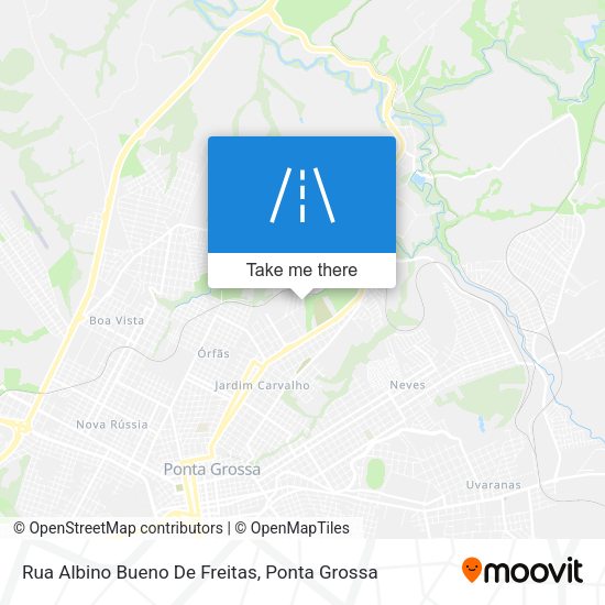 Rua Albino Bueno De Freitas map