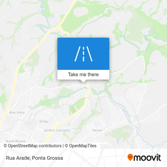 Rua Arade map