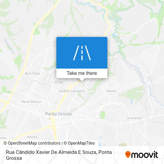 Rua Cândido Xavier De Almeida E Souza map