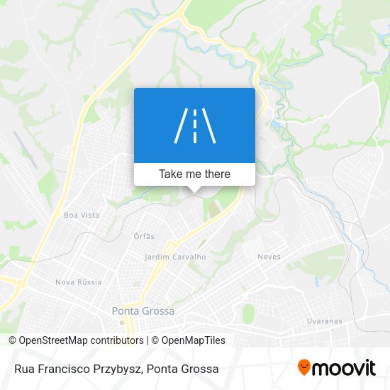 Rua Francisco Przybysz map