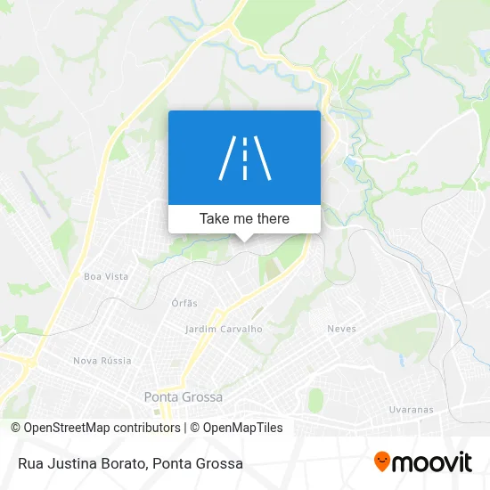 Rua Justina Borato map