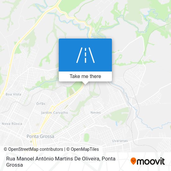 Rua Manoel Antônio Martins De Oliveira map