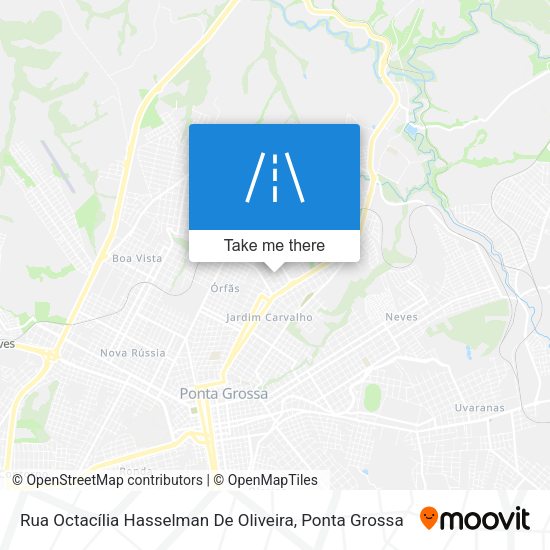 Rua Octacília Hasselman De Oliveira map