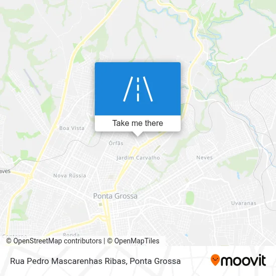 Rua Pedro Mascarenhas Ribas map