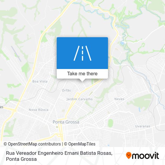 Rua Vereador Engenheiro Ernani Batista Rosas map