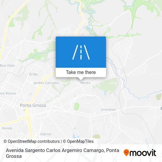 Avenida Sargento Carlos Argemiro Camargo map