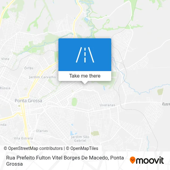 Rua Prefeito Fulton Vitel Borges De Macedo map