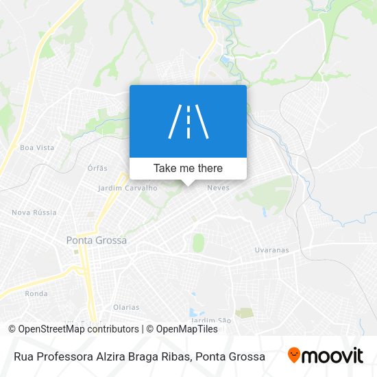 Rua Professora Alzira Braga Ribas map