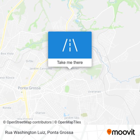 Rua Washington Luiz map