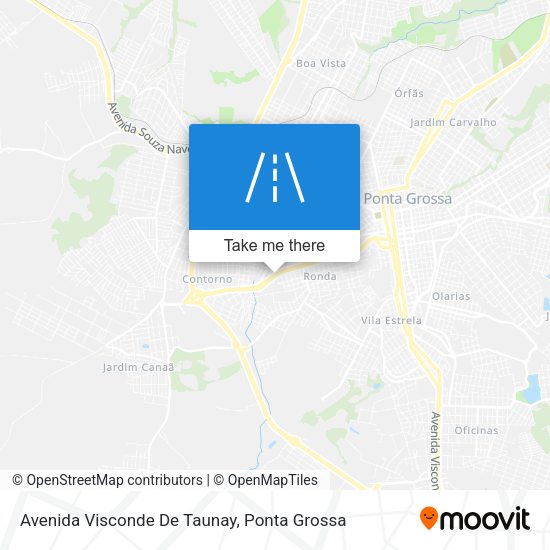 Avenida Visconde De Taunay map