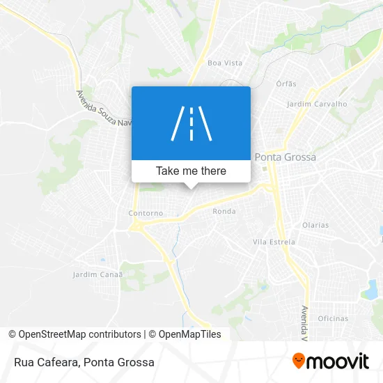 Rua Cafeara map