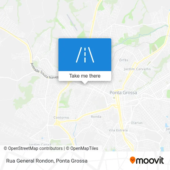 Rua General Rondon map