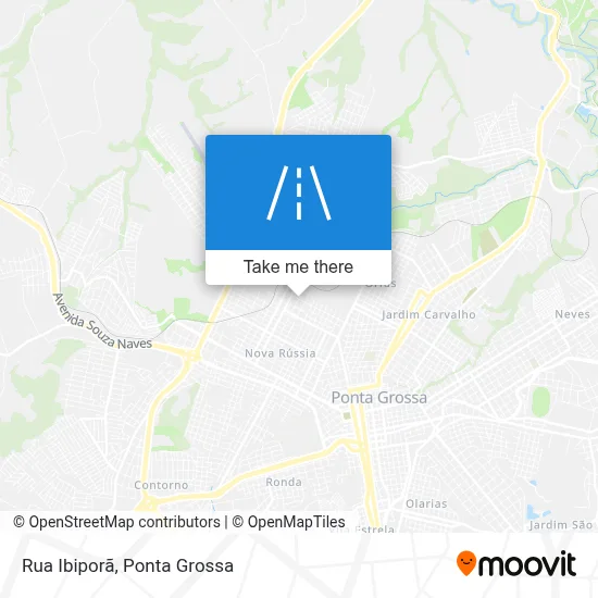 Rua Ibiporã map