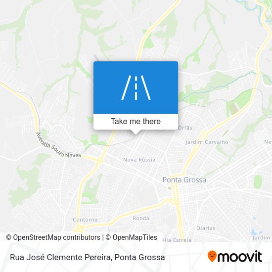 Rua José Clemente Pereira map