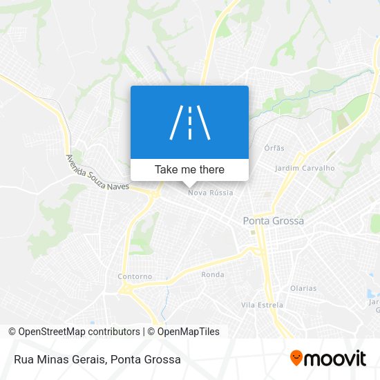 Rua Minas Gerais map