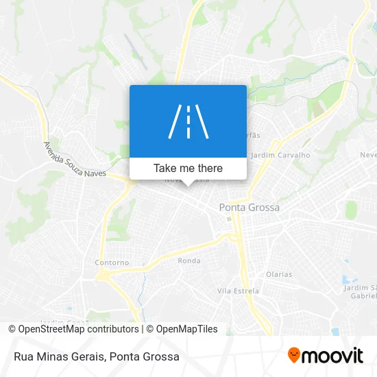 Rua Minas Gerais map