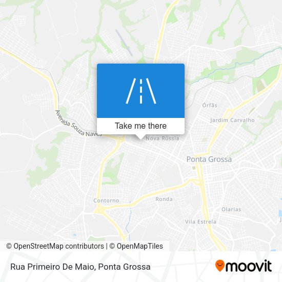 Rua Primeiro De Maio map