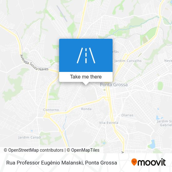 Rua Professor Eugênio Malanski map