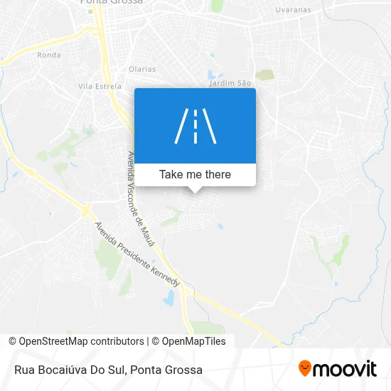 Rua Bocaiúva Do Sul map