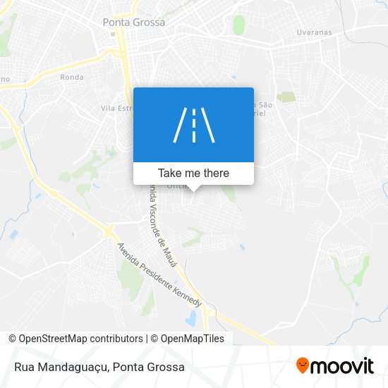 Rua Mandaguaçu map