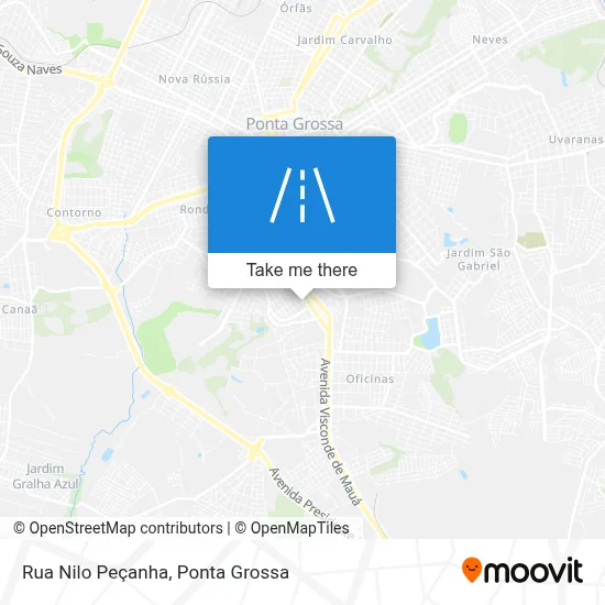 Rua Nilo Peçanha map