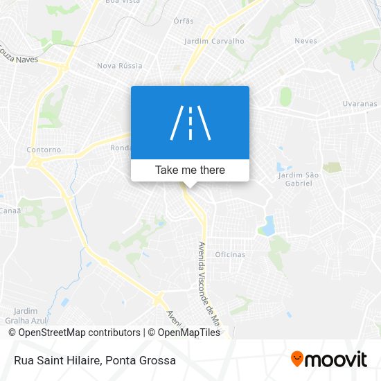 Rua Saint Hilaire map
