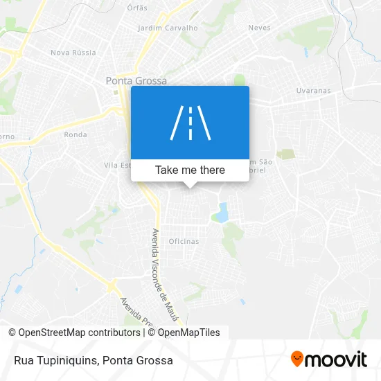 Rua Tupiniquins map