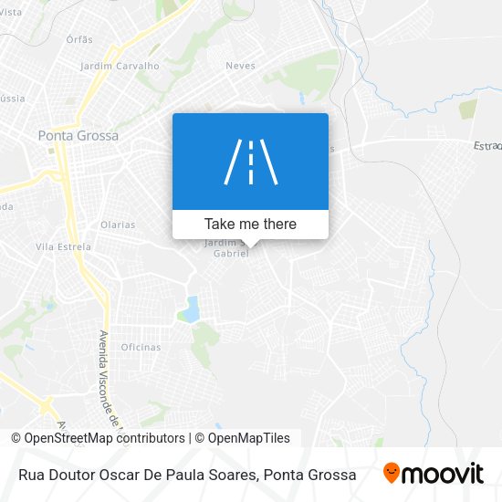 Rua Doutor Oscar De Paula Soares map