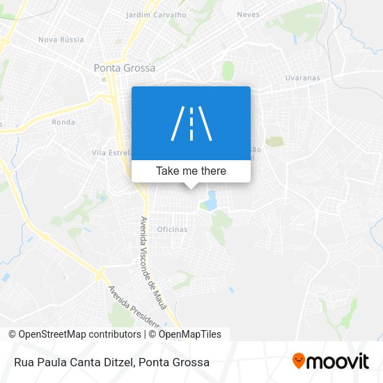 Rua Paula Canta Ditzel map
