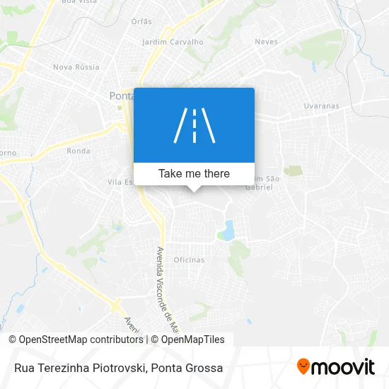 Rua Terezinha Piotrovski map