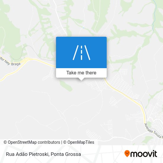 Rua Adão Pietroski map