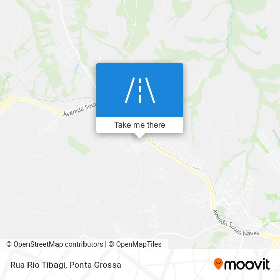 Rua Rio Tibagi map