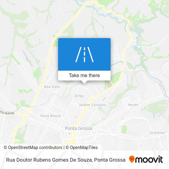 Rua Doutor Rubens Gomes De Souza map