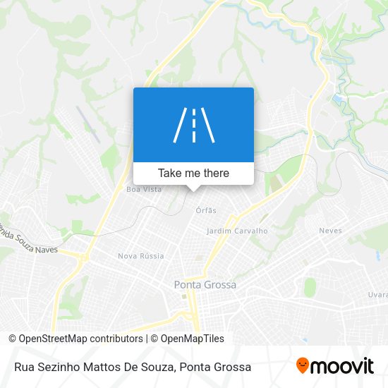 Rua Sezinho Mattos De Souza map
